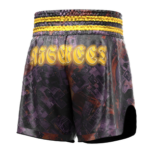 Pantalones Cortos de MMA Personalizados con Impresión Digital, Transpirables, de Secado Rápido, Elásticos, con Logotipo Delantero y Trasero, Cordón Ajustable, para Artes Marciales, Unisex, Adultos - Product Image 5