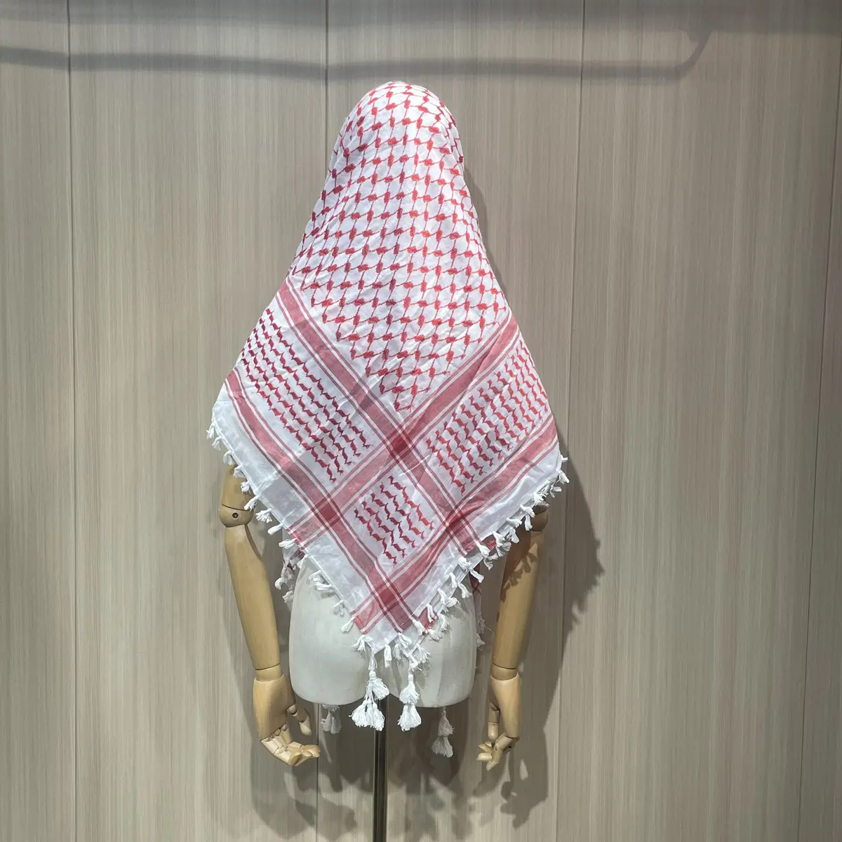 Écharpe arabe Kafiya Keffiyeh du Moyen-Orient avec corde Aqel Écharpe arabe pour hommes