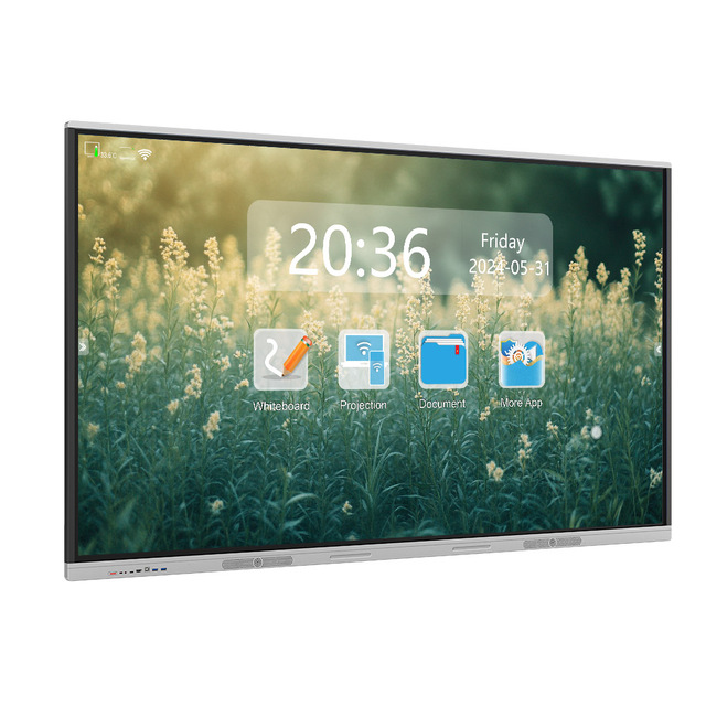 HDFocus 98 Inch Interactive Android Whiteboard Digital Touch Screen Smart Panel for Teaching and Meetings