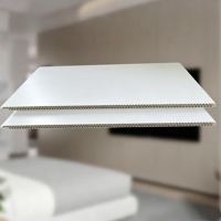 Profils de panneaux muraux alvéolaires en PVC rigide, modernes, étanches, personnalisés, blancs, pour la construction, panneaux emboîtables faciles à assembler