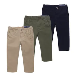 Pantalon Long décontracté pour garçons, nouvelle mode, jambes larges pour enfants, Boutique, pantalons Chino pour garçons