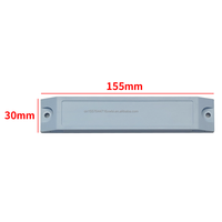 Étiquette RFID 155*30mm Longue distance EPC C1G2 860-960MHz PC UHF RFID Étiquette métallique rigide pour la gestion d'entrepôt