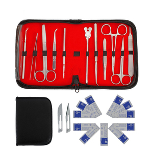 Kit Profesional de Disección Quirúrgica, Set de Anatomía, Instrumentos Quirúrgicos de Acero Inoxidable, Bisturís, Cuchillas Ajustables, Estuche de Transporte - Product Image 5
