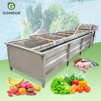Commerciële Hoge Efficiëntie Draagbare Kleine Fruit Wassen Groente Multifunctionele Wasmachine Machine En Fruit