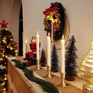 Set of 2 Small Vintage Gold Metal Taper <strong>Candle</strong> Sticks Elegant Low <strong>Hanging</strong> <strong>Candle</strong> Holders for Home Decoration Weddings Parties - Product Image 3