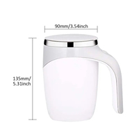Mug à café portable à agitation magnétique automatique, tasse mélangeuse électrique rechargeable, gobelet à café auto-mélangeur