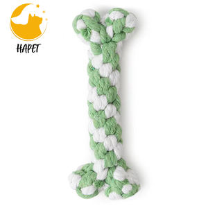 Интерактивная игрушка для жевания веревки с логотипом, для домашних собак, Нетоксичная, 4 упаковки, прочная игрушка из искусственного меха - Product Image 5