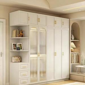 خزانة ملابس من الخشب الصلب لغرفة النوم من مُصنع صيني للبيع المباشر بجودة عالية لتخزين الملابس - Product Image 5