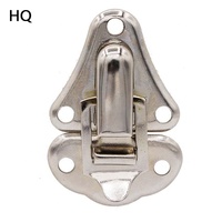Rétro métal bronze boîte moraillon bagages cigare boîte serrure boucle cadeau bijoux boîte matériel serrure fermoir en bois vin cas boucle loquet