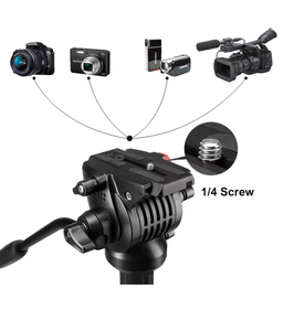 Monopié <span class=keywords><strong>para</strong></span> Cámara de <span class=keywords><strong>Video</strong></span> <span class=keywords><strong>DSLR</strong></span> Weifeng WF-3978M con Cabezal Fluido y Trípode <span class=keywords><strong>para</strong></span> Videografía Profesional - Product Image 4