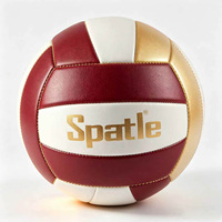 Ballon de volley-ball en PVC cousu à la machine, taille 5, toucher doux, confortable, pour entraînement en salle, vente en gros
