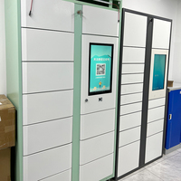 Casier à colis extérieur personnalisé avec écran tactile, casier de livraison et de récupération de colis électronique