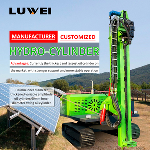 Trình điều khiển cọc thủy lực hiệu quả cao để lắp các dự án cấu trúc tùy chỉnh máy Đóng cọc năng lượng mặt trời - Product Image 4