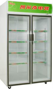 Réfrigérateur vertical à double <span class=keywords><strong>porte</strong></span>, vitrine, en acier inoxydable, avec <span class=keywords><strong>deux</strong></span> portes en verre, électrique, neuf, pour l'extérieur, pour la bière et les boissons gazeuses - Product Image 4