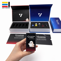 Boîte cadeau rigide personnalisée avec insert en mousse EVA sur mesure, boîte d'emballage à fermeture magnétique pour ensemble de flacons, impression de logo personnalisée