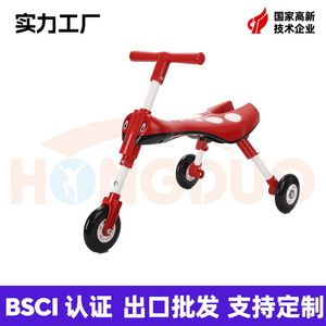 Trottinette à pédales Hirota pour enfants avec siège, 2-4 ans, rouge, style tricycle, pliable, jouet pour enfants - Product Image 5