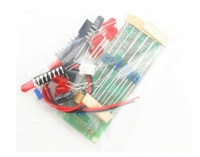 Kit d'apprentissage NE555 + CD4017 : Module électronique DIY de poursuiteur de lumière LED, séquenceur, suiveur et défileur