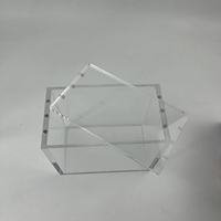 JIHONG Vente en gros de boîte en acrylique pour boîte de booster, booster Pokémon avec une épaisseur de 5+8 mm, utilise un aimant plus puissant de 5 mm N52