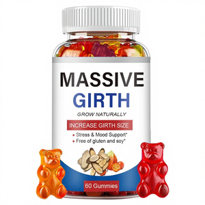 Gomas de <span class=keywords><strong>Ashwagandha</strong></span> para Crescimento Natural, Suplemento Masculino, Goma Natural de <span class=keywords><strong>Ashwagandha</strong></span> para Melhorar o Humor e Energia - Product Image 1