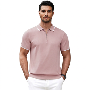Camisa Deportiva de Golf para Hombre, Diseño Personalizado, Antiarrugas, Estampada, Corte Ajustado, Cierre Frontal, 100% Algodón, Alta Calidad - Product Image 1