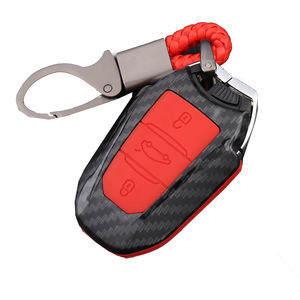 Keyyou — couvercle de clé de voiture en Fiber de carbone ABS, porte-clé télécommande intelligente, en Silicone, pour <span class=keywords><strong>Peugeot</strong></span> 308, 408, 508, <span class=keywords><strong>2008</strong></span>, 3008, 4008, 5008, 3 boutons - Product Image 6