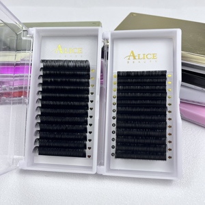 Bán Buôn 0.03 0.05 Khối Lượng Cá Nhân Eye Lash Mở Rộng Khay Tùy Chỉnh Matte Tối Màu Đen Cashmere Lông Mi Mở Rộng 17Mm Chiều Dài - Product Image 5