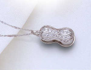 Collar LGX001 con Colgante <span class=keywords><strong>de</strong></span> <span class=keywords><strong>Perla</strong></span> <span class=keywords><strong>de</strong></span> Agua Dulce Chapado en Oro <span class=keywords><strong>de</strong></span> 24K, Cadena <span class=keywords><strong>de</strong></span> Perlas <span class=keywords><strong>de</strong></span> Plata <span class=keywords><strong>de</strong></span> Ley Chapada en Oro Rosa - Product Image 4