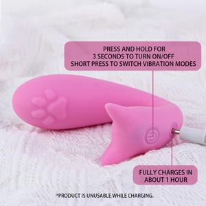Vibrador de Silicona CF-U9120 Fantasy Fox para Punto G, Estimulador Vaginal y Clitoriano, Vibrador en Forma de Huevo 100% Impermeable para Masturbación Adulta - Product Image 4