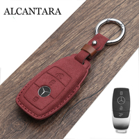 Accessoires pour clés de voiture Étui pour clés Nouveau matériau Couvre-clés Alcantara