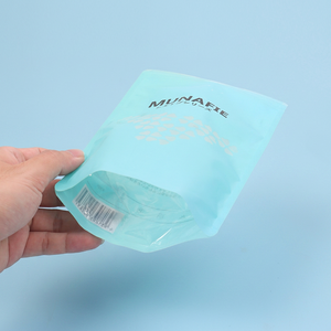 Bolsa de Embalaje Personalizada Biodegradable con Cierre, de PE Esmerilado, Reutilizable, para Ropa Interior, con Ventana Transparente, Directo de Fábrica, OEM - Product Image 1