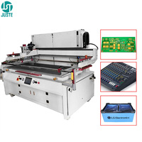 Máquina de impresión de pantalla de seda grande, impresora de impresión Serigrafia para señal de carretera, etiqueta adhesiva, bandera PCB