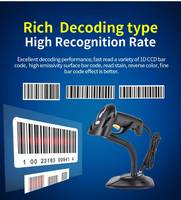 Czur — scanner de codes à barres CCD, détection automatique, 1D, scanneur de codes à barres fixe, produit par EVAWGIB