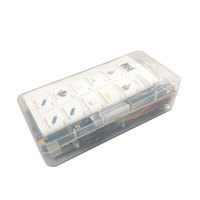 Kit de démarrage pour débutants compatible avec Arduino, pack de composants UNO R3, avec plateau de prototypage à 830 trous
