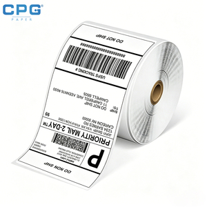 OEM Custom Thermal <b>Labels</b> 40X30mm 4x6 inch Direct Thermal Barcode Sticker for Logistics Express Delivery - Product Image 1