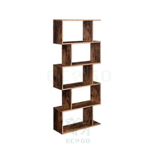 Estantería Moderna de Bambú de 5 Niveles, Ecológica, Duradera, Ahorra Espacio, Mueble para Hogar, Oficina y Sala de Estar - Product Image 1