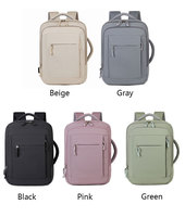 Mochila para Portátil de Negocios con Carga USB, Impermeable, Gran Capacidad, para Hombres y Mujeres