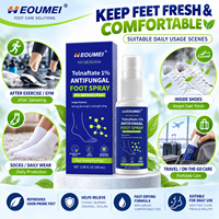 Spray Pied d'Athlète Tolnaftate 1% 100ml pour les démangeaisons, les brûlures, les fissures et les desquamations – Soin des pieds