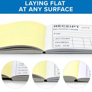 Carnet de factures duplicata personnalisé, carnet de reçus d'argent et de <span class=keywords><strong>loyer</strong></span>, formulaires de commande de vente autocopiants A6 105x148, carnet de factures de réparation mobile - Product Image 3
