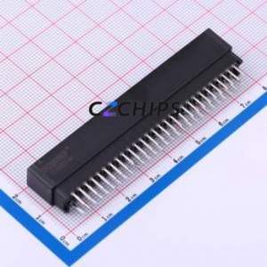 ED56BGFBK Gold Finger <b>Connector</b> Through hole Component (THT),P=2.54mm <b>Connector</b> EDGE SLOT 2.54mm 56P Through Hole - Product Image 2