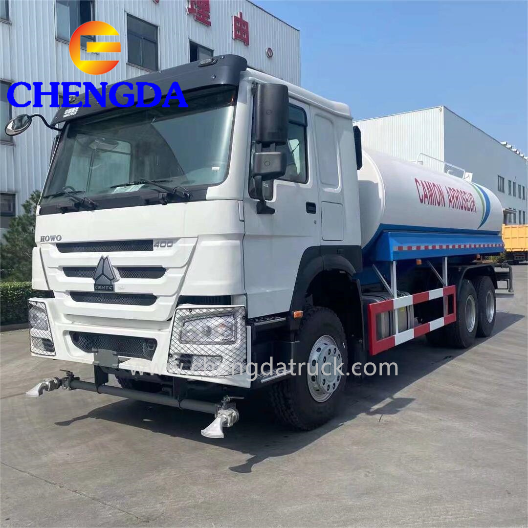 20000L 30000 литров Новый Подержанный Sinotruk Howo 6*4 Спринклерный резервуар для воды автоцистерна дизельная тележка для полива