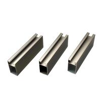 Profilé d'extrusion en aluminium anodisé pour fenêtres et portes coulissantes, profilé de cadre en aluminium 6063 T5