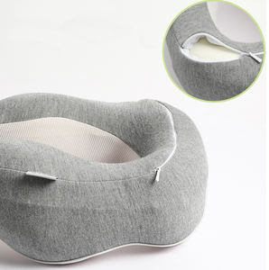 Oreiller de voyage ergonomique 3-en-1 en mousse à mémoire de forme en U pour voiture, avion, bureau – Masque pour les yeux et coussin de soutien pour le cou – Produit OEM d'usine - Product Image 3