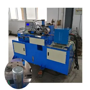 Heated metal steel pipe sealing equipment Full automatic heating closing machine Round tube automatic sealing machine