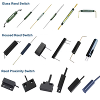 Sensor Magnético de Láminas (Reed Switch) de Plástico Moldeado SMD Serie 9/11/14/16mm Normalmente Abierto de Montaje en Superficie