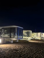Navire Mobile de Luxe Espace Capsule Maison 28 m² 38 m² avec 2 Chambres Cuisine