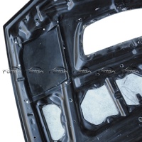 Nouveau capot en fibre de carbone OLOTDI style C, 100% compatible, moulage sous vide, noir, 2003-2005 Evoulution EVO 8 9 Lancer Mitsubishi