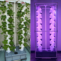 Tour de croissance Led pour culture hydroponique de légumes, 15 étages, support de lampe pour tour verticale intérieure, jardin, plantes