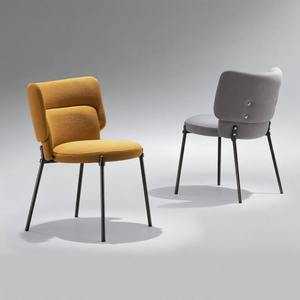 Silla de Comedor Acolchada con Espuma Relajante, Tapicería de Terciopelo Bouclé o Cuero Vegano de Alta Calidad, Sillas de Comedor Cómodas - Product Image 3
