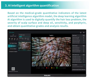 Ai Intelligent Hair Analyzer Scalp Analysis Device Scalp Treatment <b>Machine</b> Hair Growth Scalp <b>Massager</b> Hair Analysis Device - Product Image 3