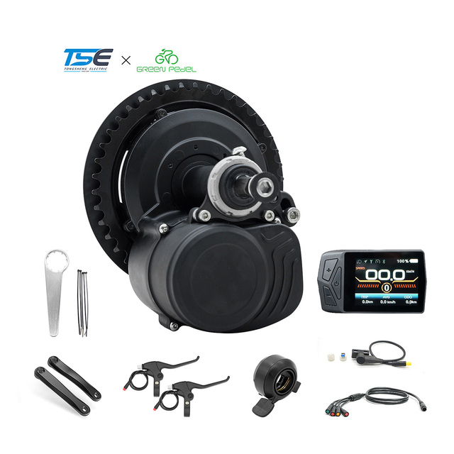 GreenPedel TSDZ 36v 250w 350w Electric Mid Drive Motor Kit with Waterproof Connector Wholesale Electric Bikes Conversion Set